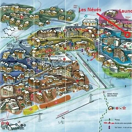 Neves - Location: Pour 4 Personnes Dans Un Quartier Jeune Et Anime Les Neves Mae-9062 Apartment Val Thorens